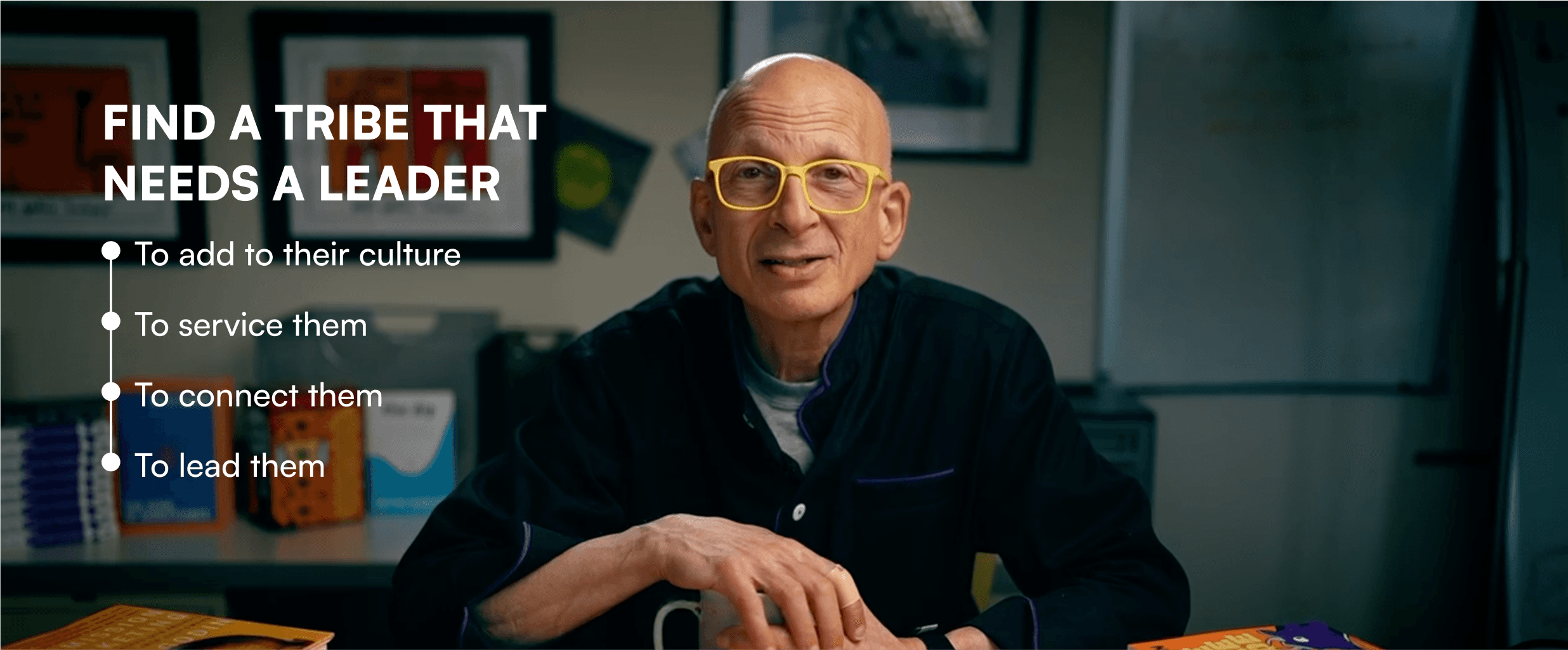 Course 102: Tribe Building on Social Media - Seth Godin teaching how to find a tribe that needs a leader